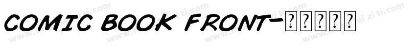 comic book front字体转换